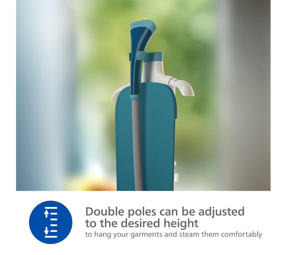 PHILIPS 1000 Series STE1040/20 Standing Clothes Steamer - Blue