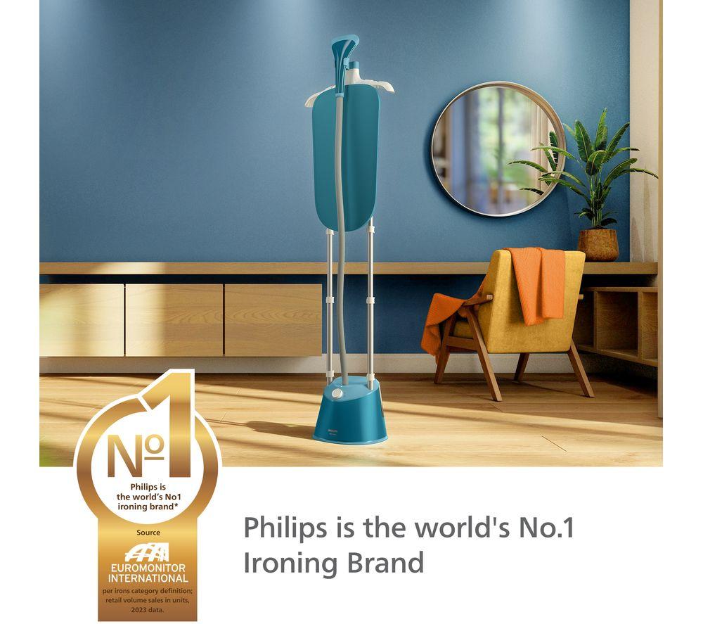 PHILIPS 1000 Series STE1040/20 Standing Clothes Steamer - Blue