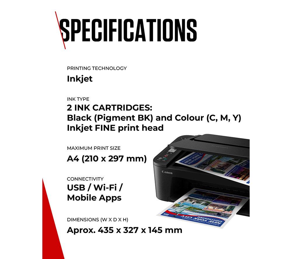 CANON PIXMA TS3750i All-in-One Wireless Inkjet Printer