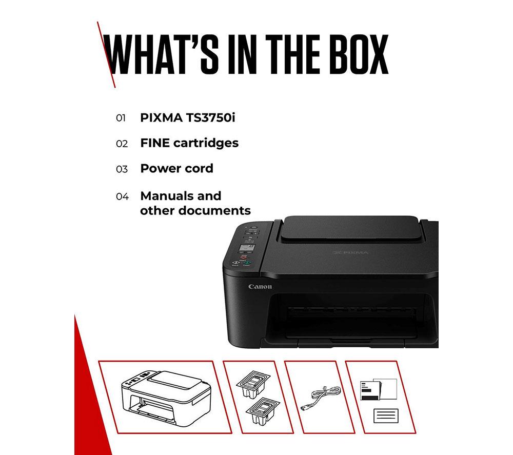 CANON PIXMA TS3750i All-in-One Wireless Inkjet Printer