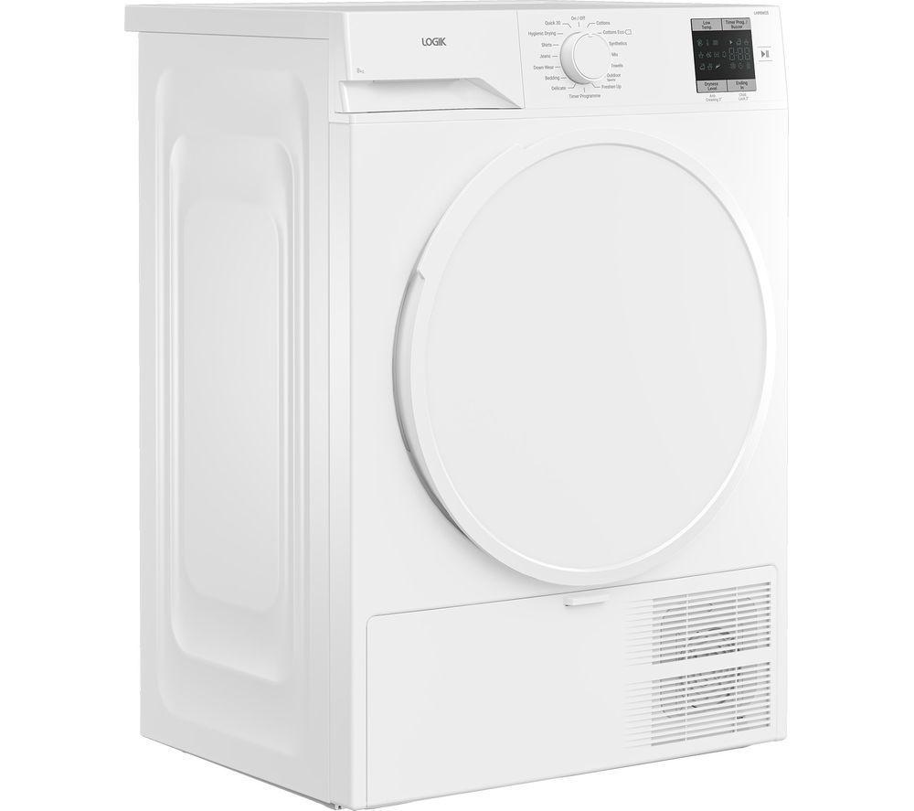 LOGIK LHP8W25 8 kg Wärmepumpentrockner – Weiß