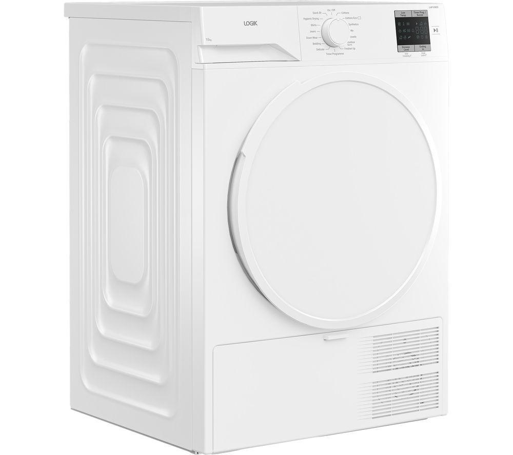 LOGIK LHP10W25 10 kg Heat Pump Tumble Dryer - White