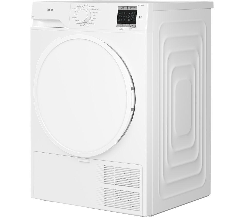 LOGIK LHP10W25 10 kg Heat Pump Tumble Dryer - White