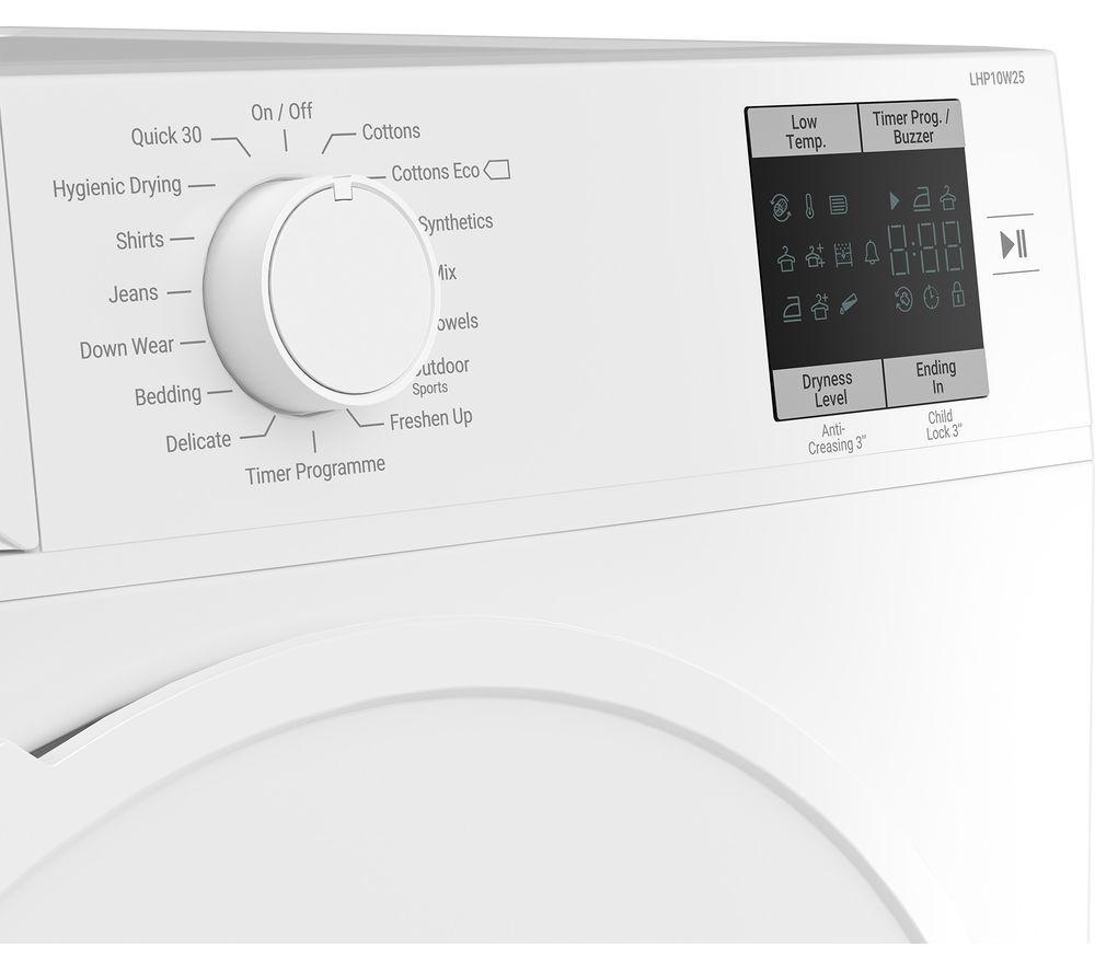 LOGIK LHP10W25 10 kg Heat Pump Tumble Dryer - White