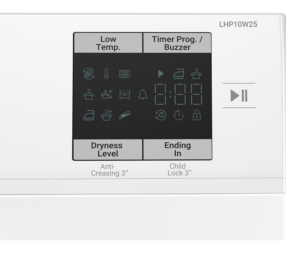 LOGIK LHP10W25 10 kg Heat Pump Tumble Dryer - White