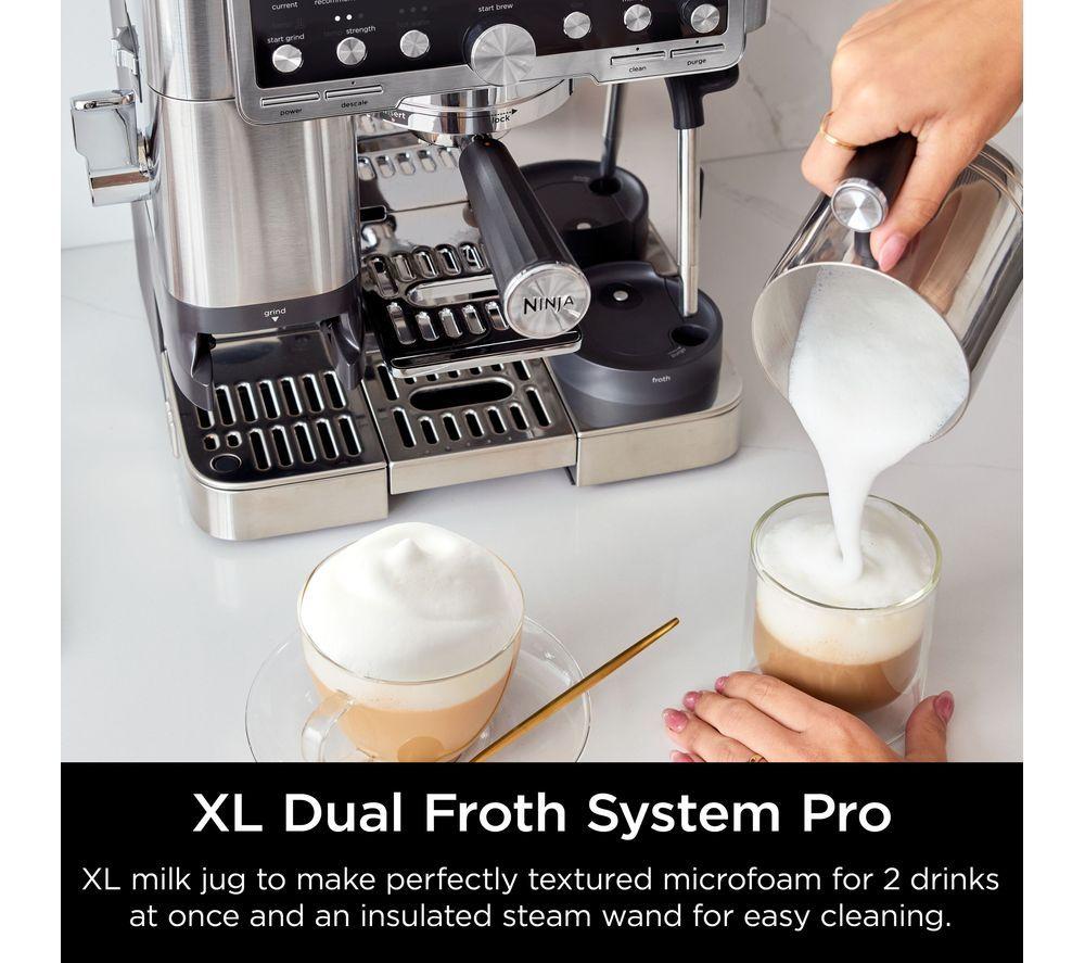 NINJA Luxe Cafe Pro Series ES701UK Bean to Cup Coffee Machine - Silver & Stainless Steel
