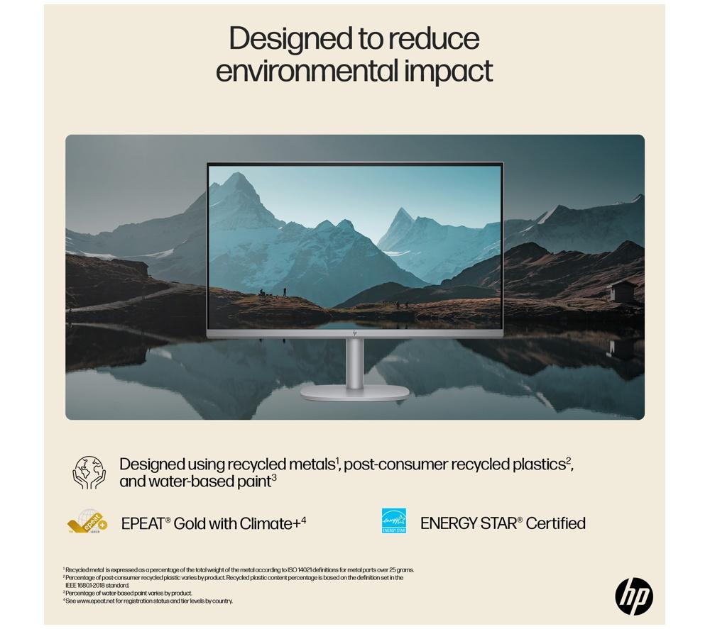 HP OmniStudio X 27-cs0004na 27" All-in-One PC - Intel® Core™ Ultra 5, 1 TB SSD, Silver
