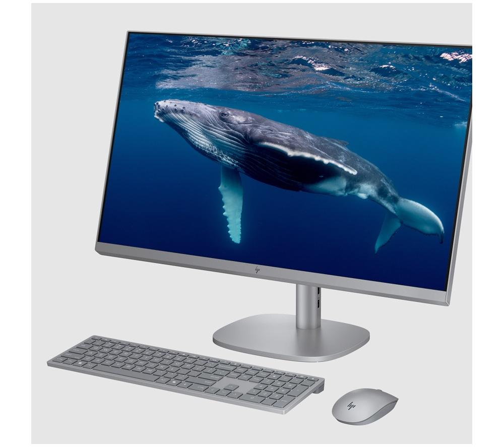 HP OmniStudio X 27-cs0004na 27" All-in-One PC - Intel® Core™ Ultra 5, 1 TB SSD, Silver