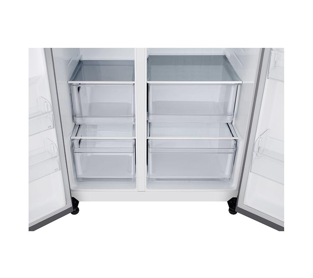 LG NatureFRESH GSBC40PYPE American-Style Fridge Freezer - Prime Silver