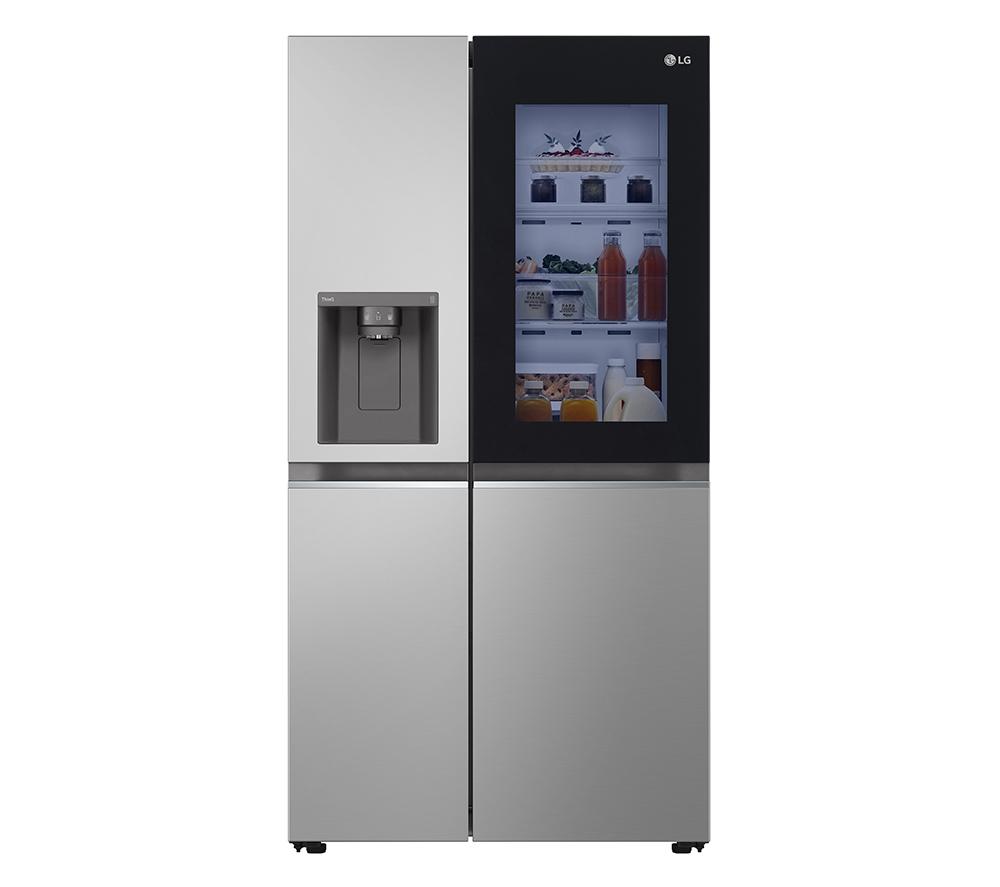 LG InstaView GSGV80PYLL American-Style Smart Fridge Freezer - Prime Silver