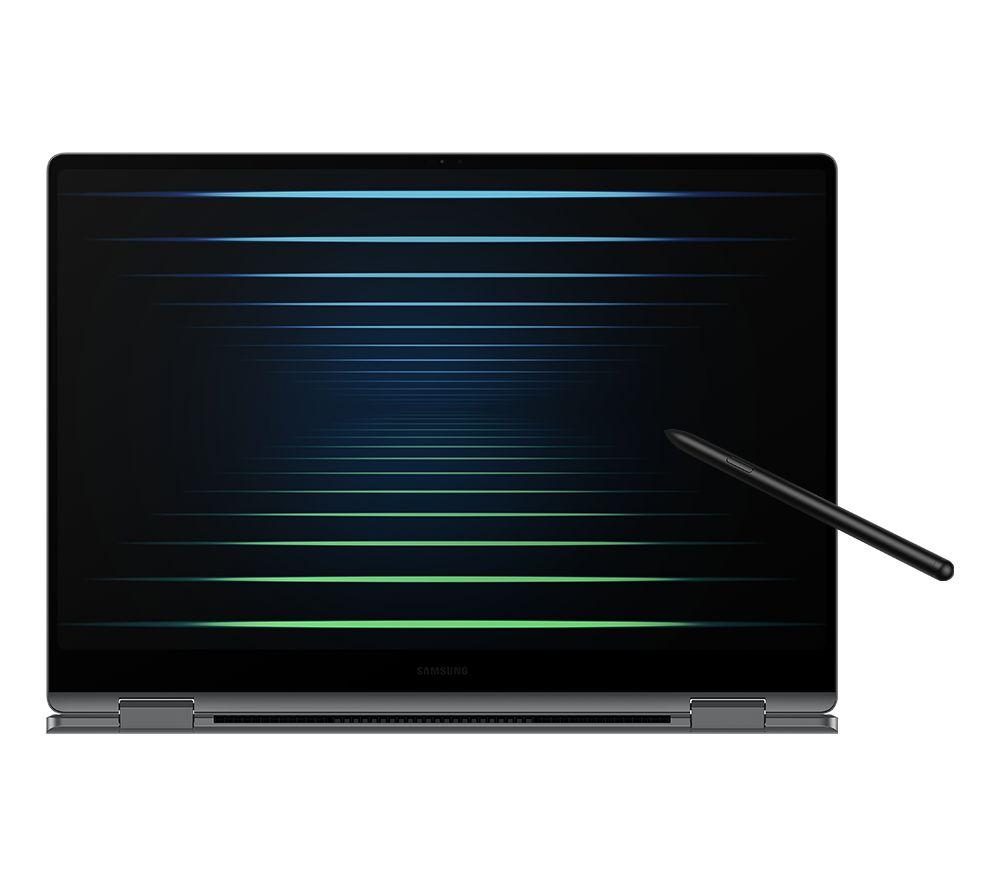 SAMSUNG Galaxy Book5 Pro 360 Portátil 2 en 1 de 16", Copilot+ PC - Intel® Core™ Ultra 7, SSD de 512 GB, Gris