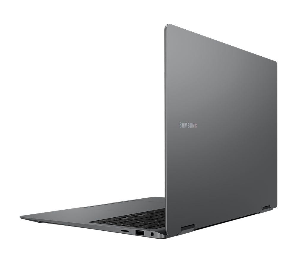 SAMSUNG Galaxy Book5 Pro 360 Portátil 2 en 1 de 16", Copilot+ PC - Intel® Core™ Ultra 7, SSD de 512 GB, Gris