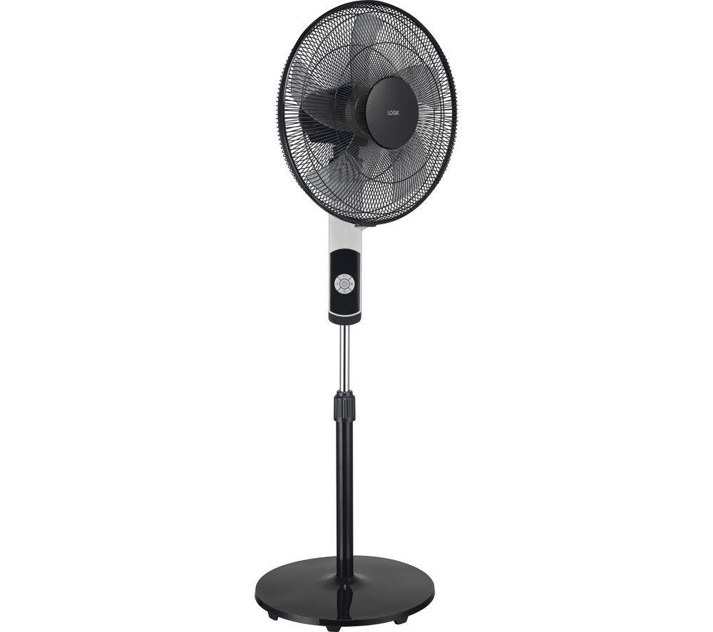 LOGIK L16PFDB25 16" Standventilator – Schwarz