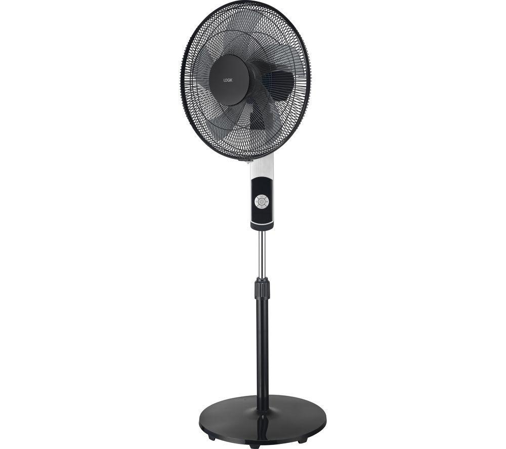 LOGIK L16PFDB25 16" Standventilator – Schwarz