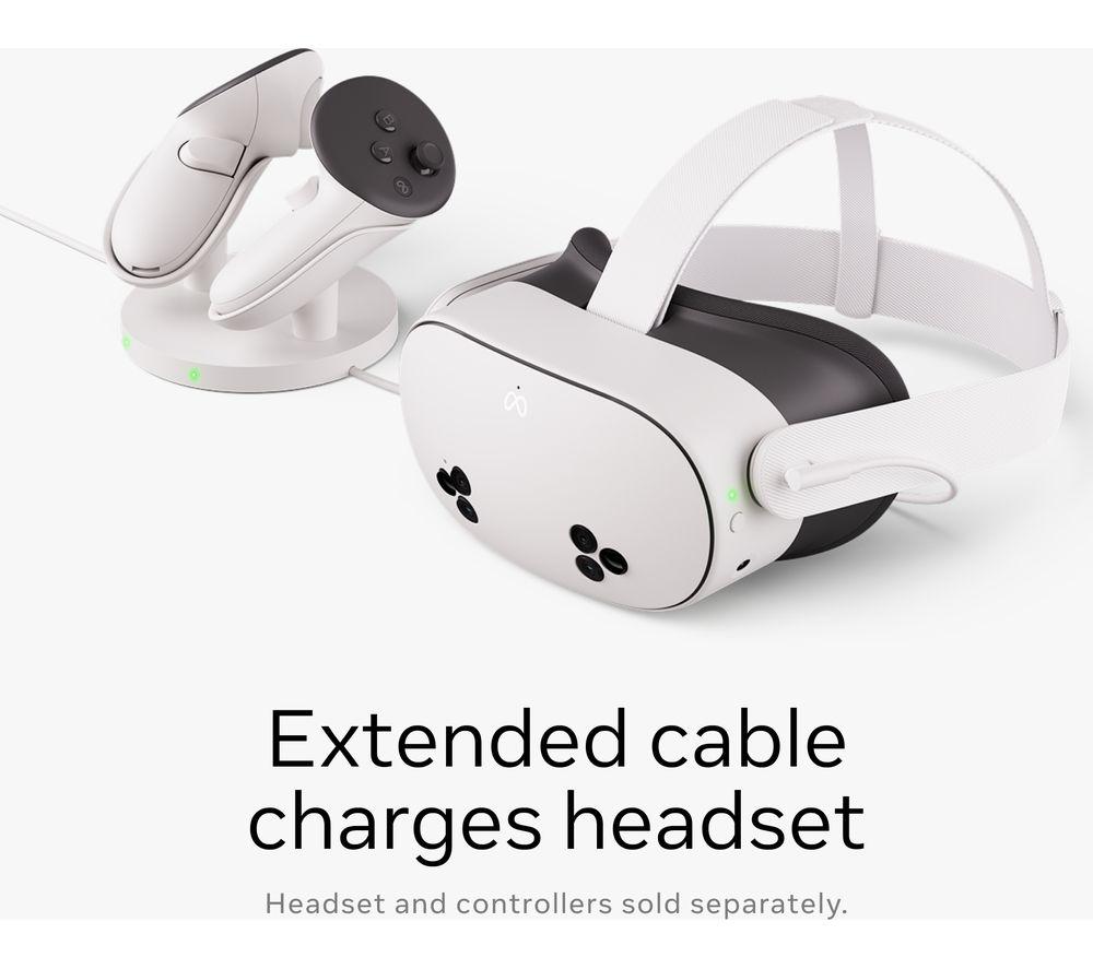 META Quest 3 & 3S Compact Charging Dock
