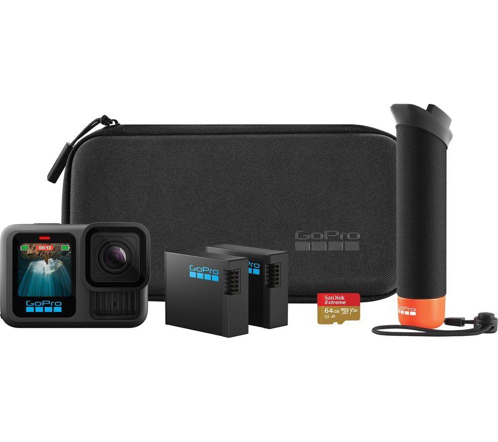 Cámara de acción GOPRO HERO13 Black 5.3K y paquete de accesorios