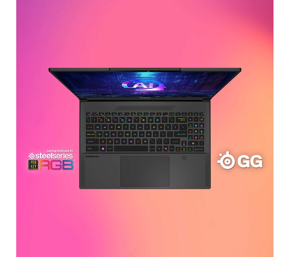 MSI Stealth A16 AI+ 16" Gaming Laptop - AMD Ryzen AI 9, RTX 4060, 1 TB SSD
