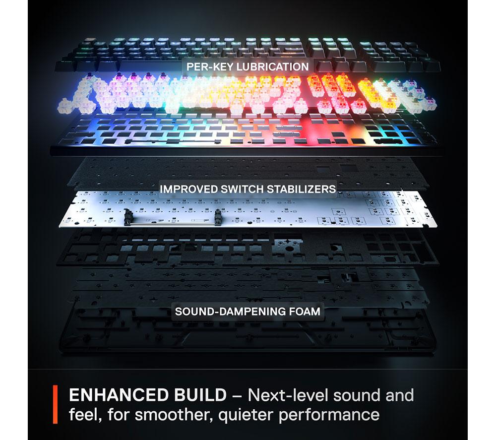 STEELSERIES Apex Pro Gen 3 Mechanical Gaming Keyboard - Black
