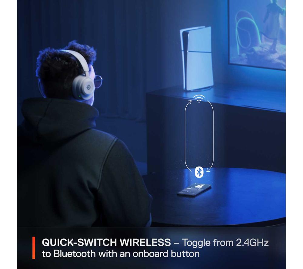 STEELSERIES Arctis Nova 5 Wireless PC-Gaming-Headset – Weiß