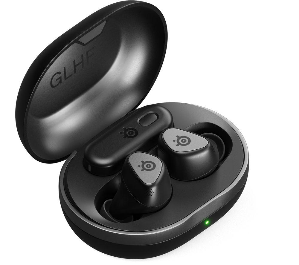 STEELSERIES Arctis GameBuds Kabellose Gaming-Ohrhörer mit Geräuschunterdrückung - Schwarz