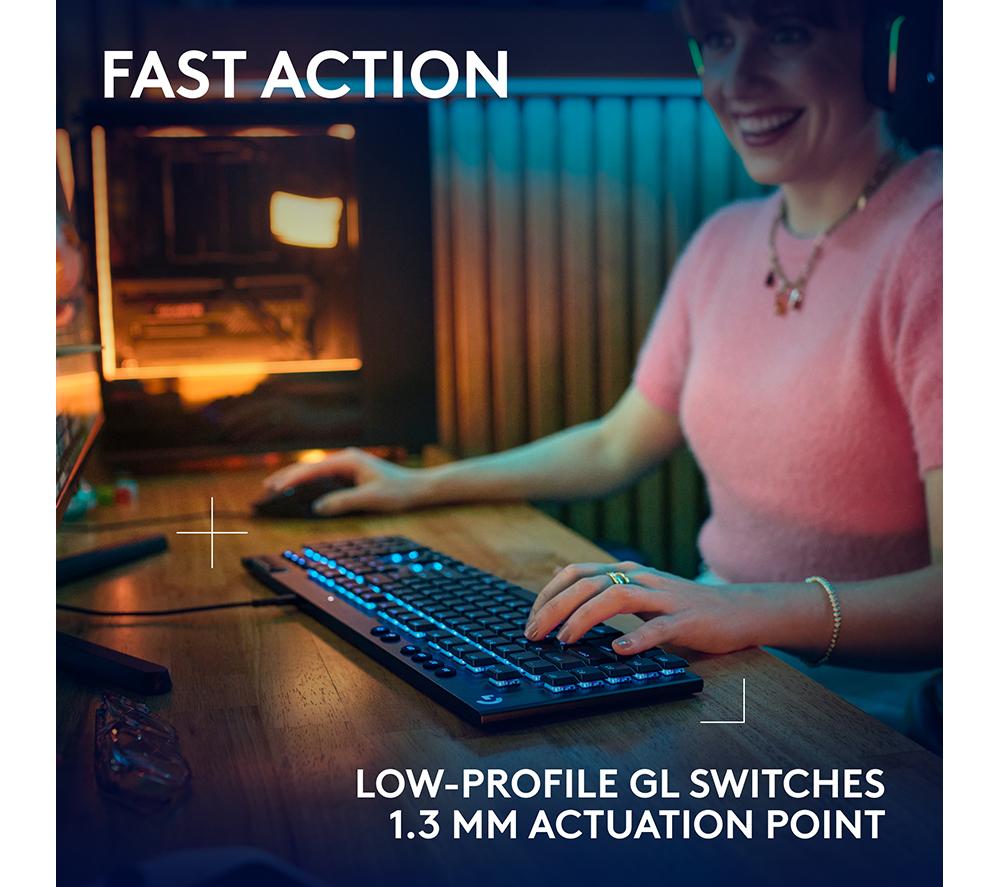 LOGITECH G915 X Mechanical Gaming Keyboard - Tactile Black