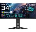GIGABYTE MO34WQC Wide Quad HD 34" Curved OLED Gaming Monitor - Black