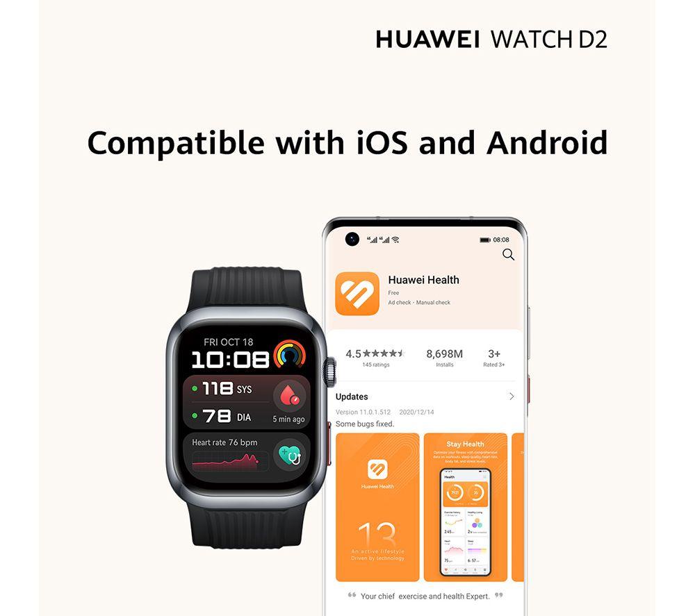 HUAWEI Watch D2 – Schwarz