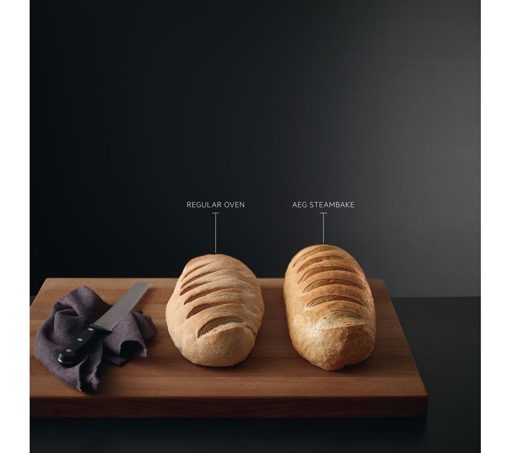 AEG 6000 SteamBake CCB6741MCB 60 cm Electric Ceramic Cooker - Matte Black