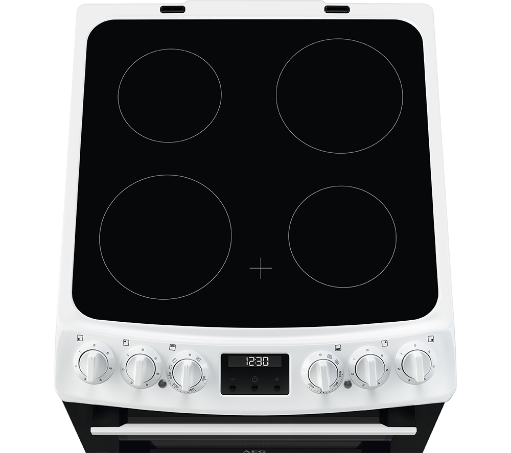 AEG 5000 SurroundCook CCX1530ACW Cocina eléctrica de cerámica de 55 cm - Blanca