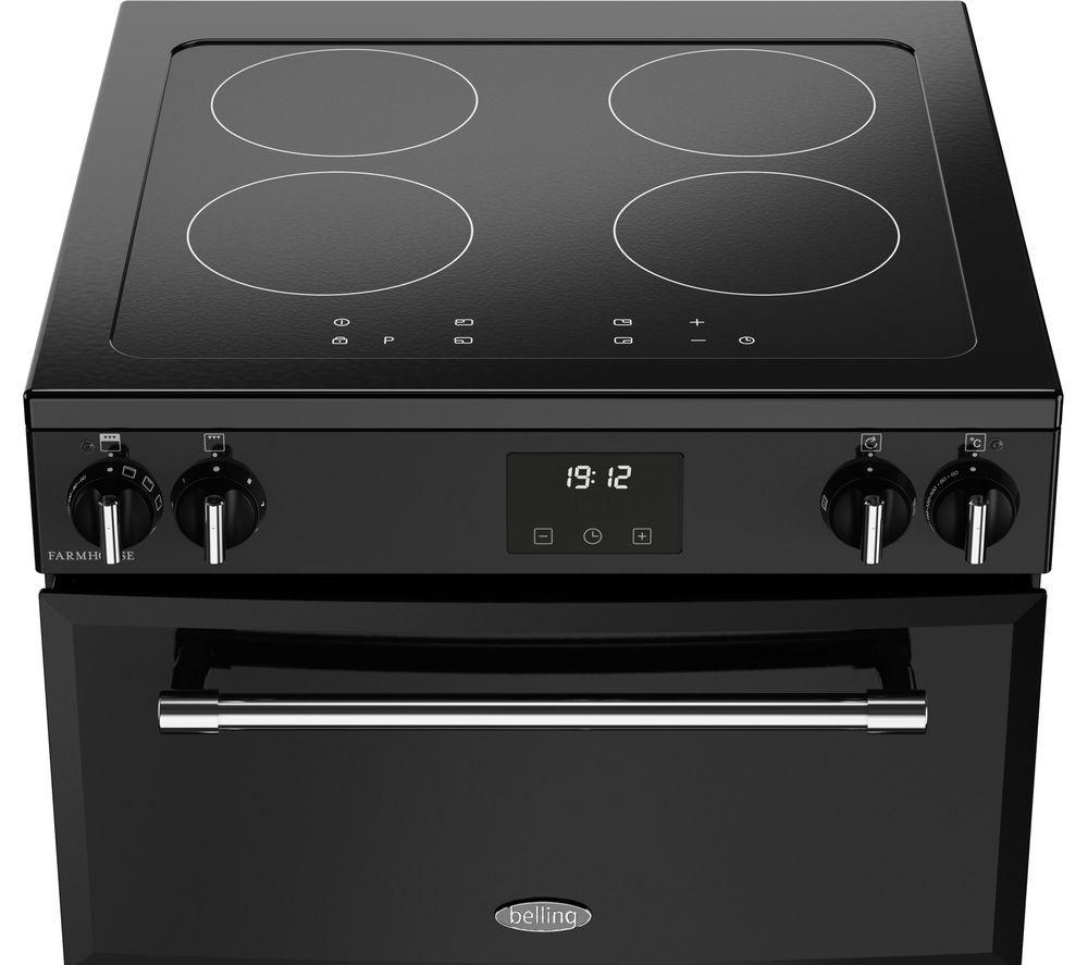 BELLING Farmhouse 60Ei Elektro-Induktionsherd – Schwarz & Chrom
