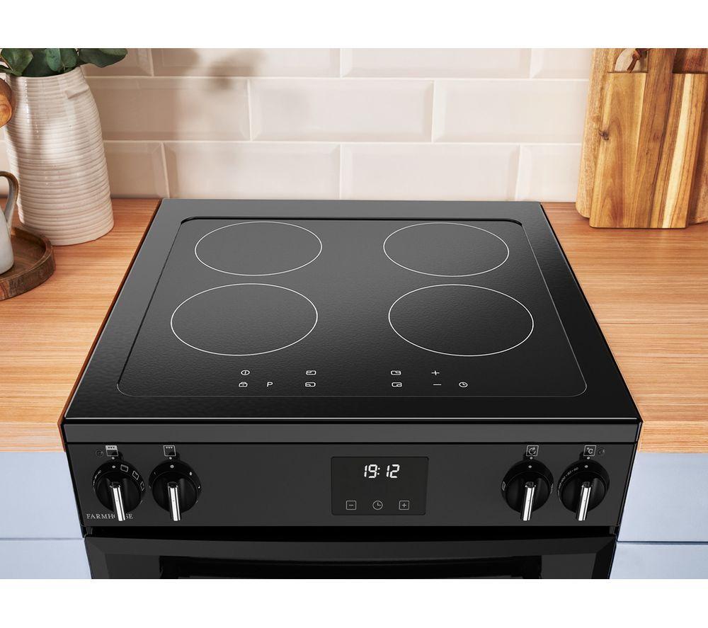 BELLING Farmhouse 60Ei Elektro-Induktionsherd – Schwarz & Chrom