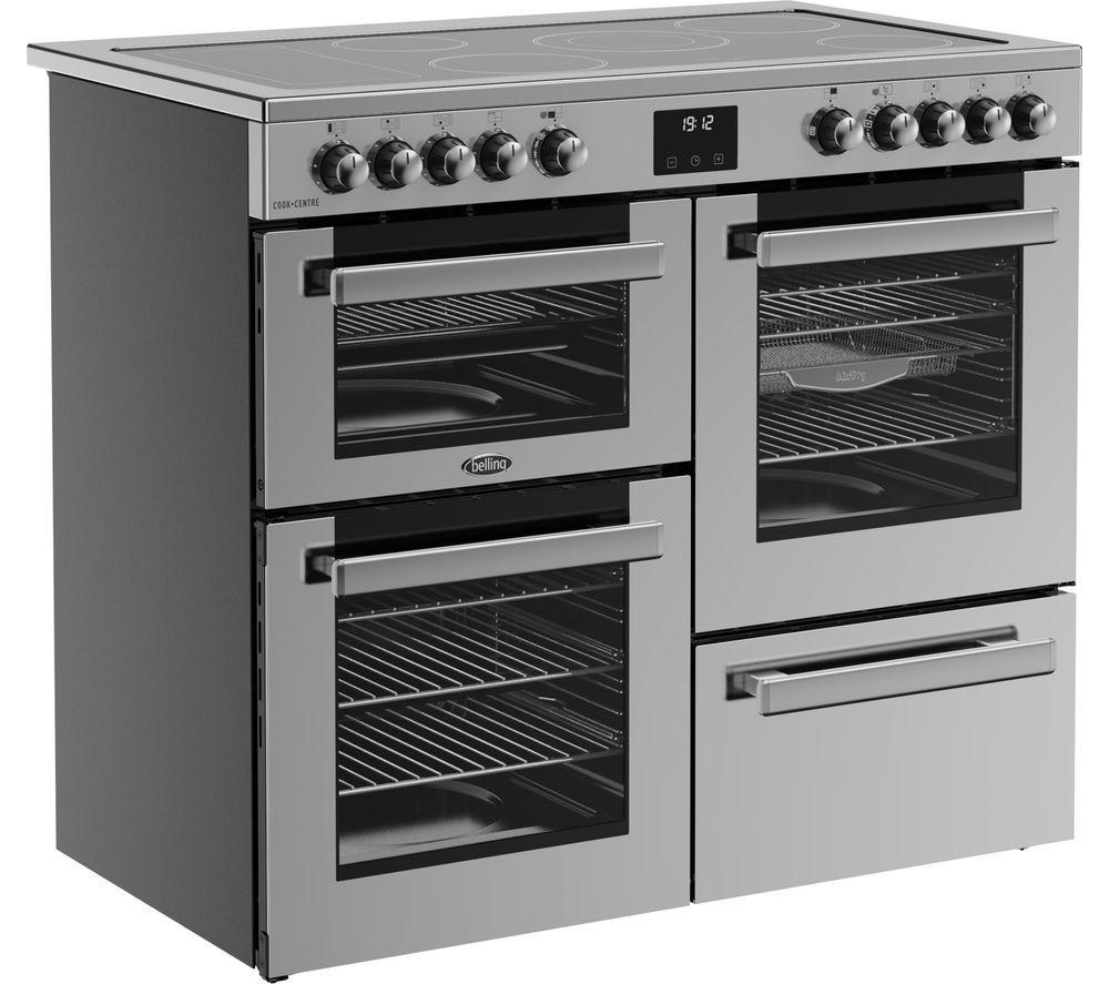 BELLING Cookcentre 100E Elektro-Keramik-Standherd – Edelstahl & Chrom