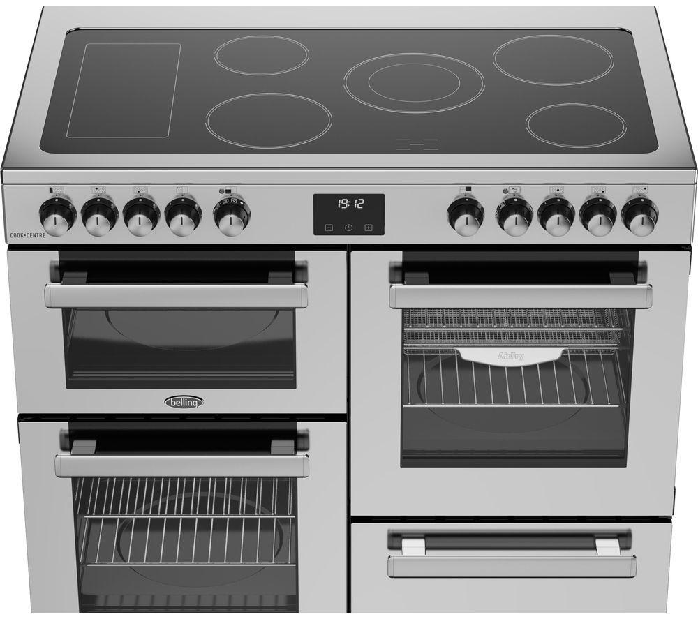 BELLING Cookcentre 100E Elektro-Keramik-Standherd – Edelstahl & Chrom