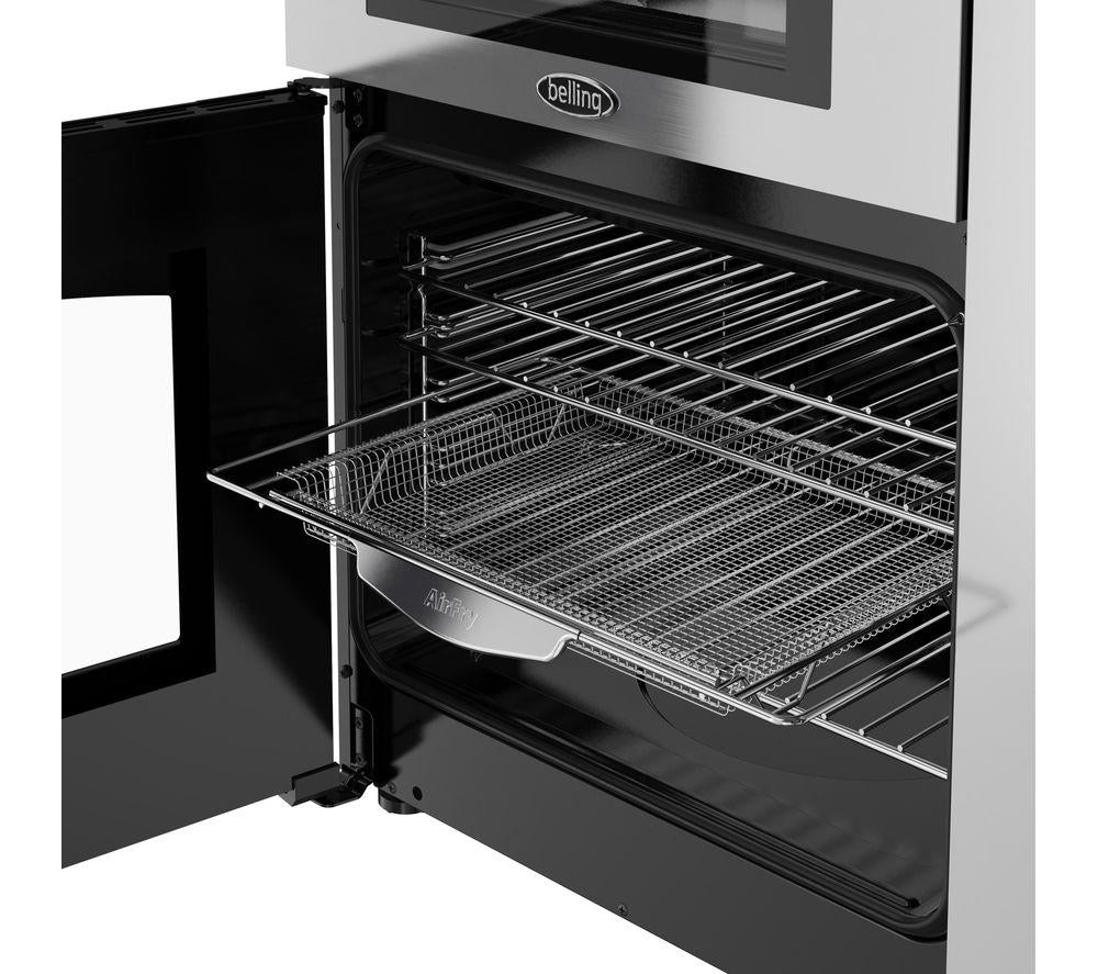 BELLING Cookcentre 90E Electric Ceramic Range Cooker - Stainless Steel & Chrome