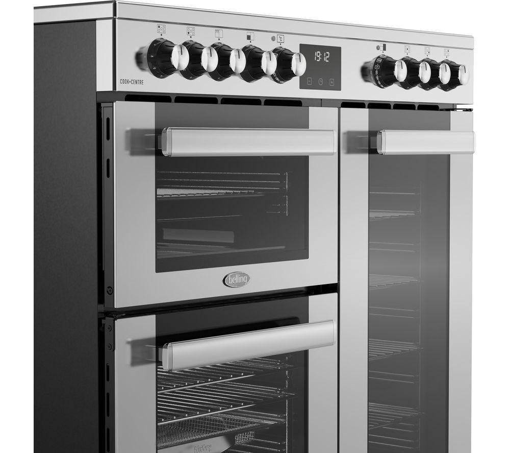 Cocina eléctrica de vitrocerámica BELLING Cookcentre 90E - Acero inoxidable y cromo