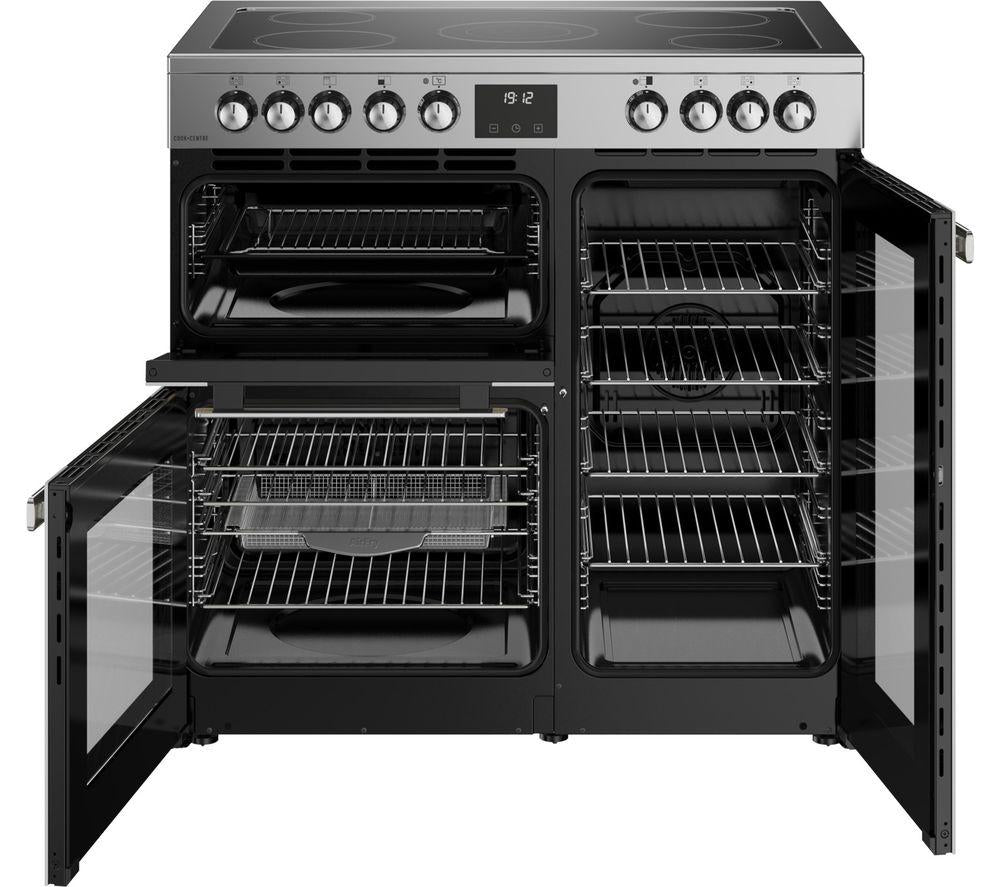 Cocina eléctrica de vitrocerámica BELLING Cookcentre 90E - Acero inoxidable y cromo