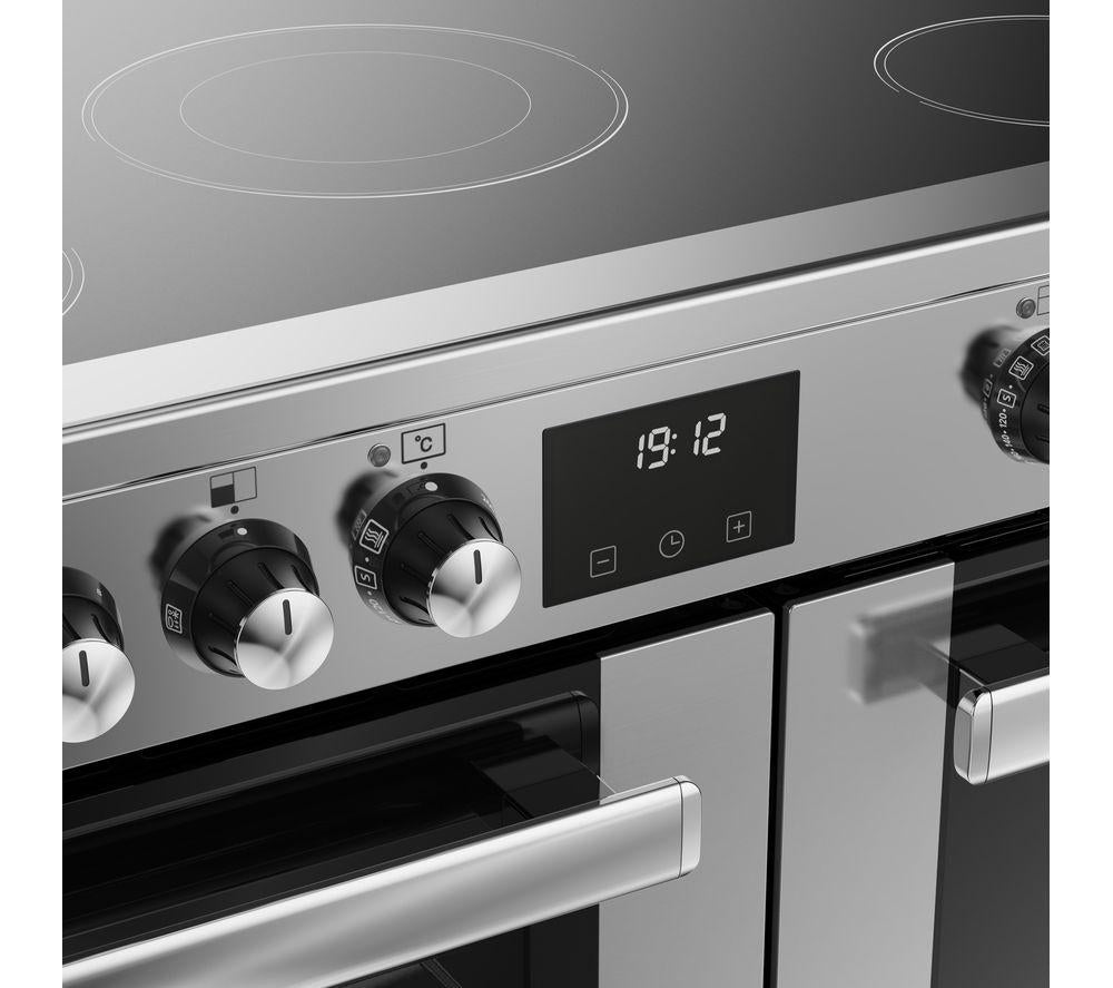 Cocina eléctrica de vitrocerámica BELLING Cookcentre 90E - Acero inoxidable y cromo