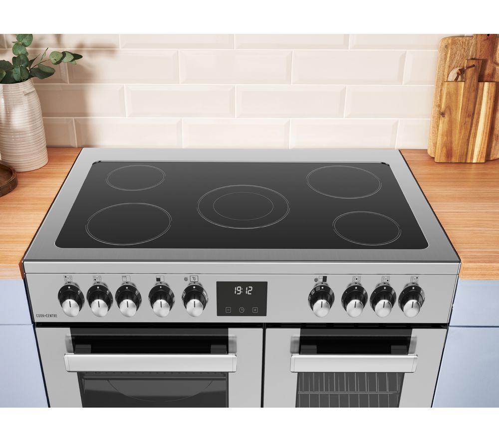 Cocina eléctrica de vitrocerámica BELLING Cookcentre 90E - Acero inoxidable y cromo