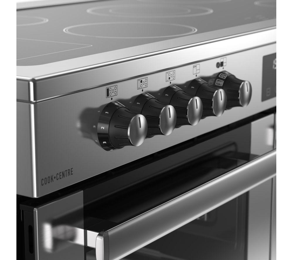 BELLING Cookcentre 110E Electric Ceramic Range Cooker - Stainless Steel & Chrome
