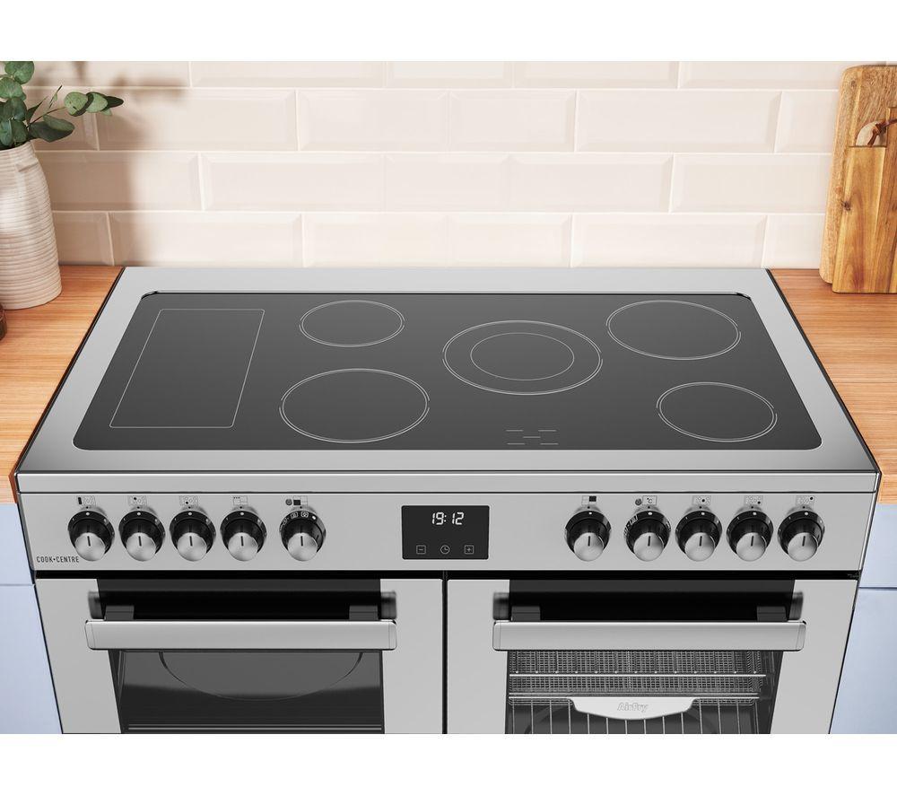 BELLING Cookcentre 110E Electric Ceramic Range Cooker - Stainless Steel & Chrome