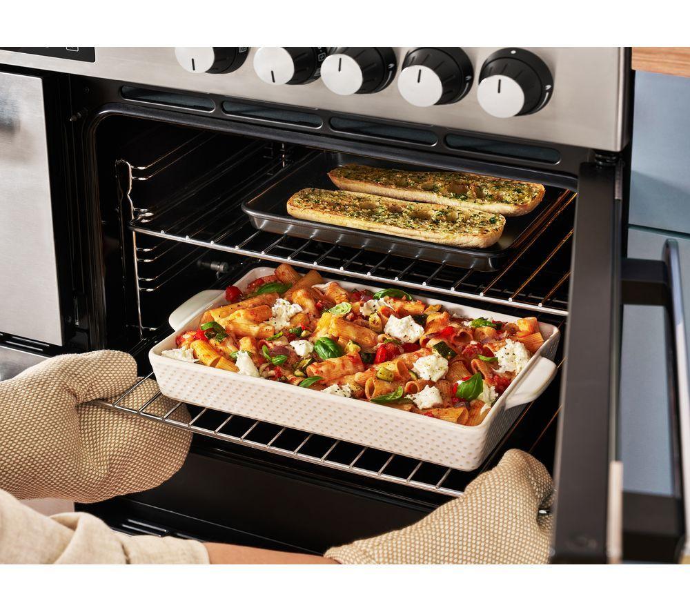 BELLING Cookcentre 110E Electric Ceramic Range Cooker - Stainless Steel & Chrome