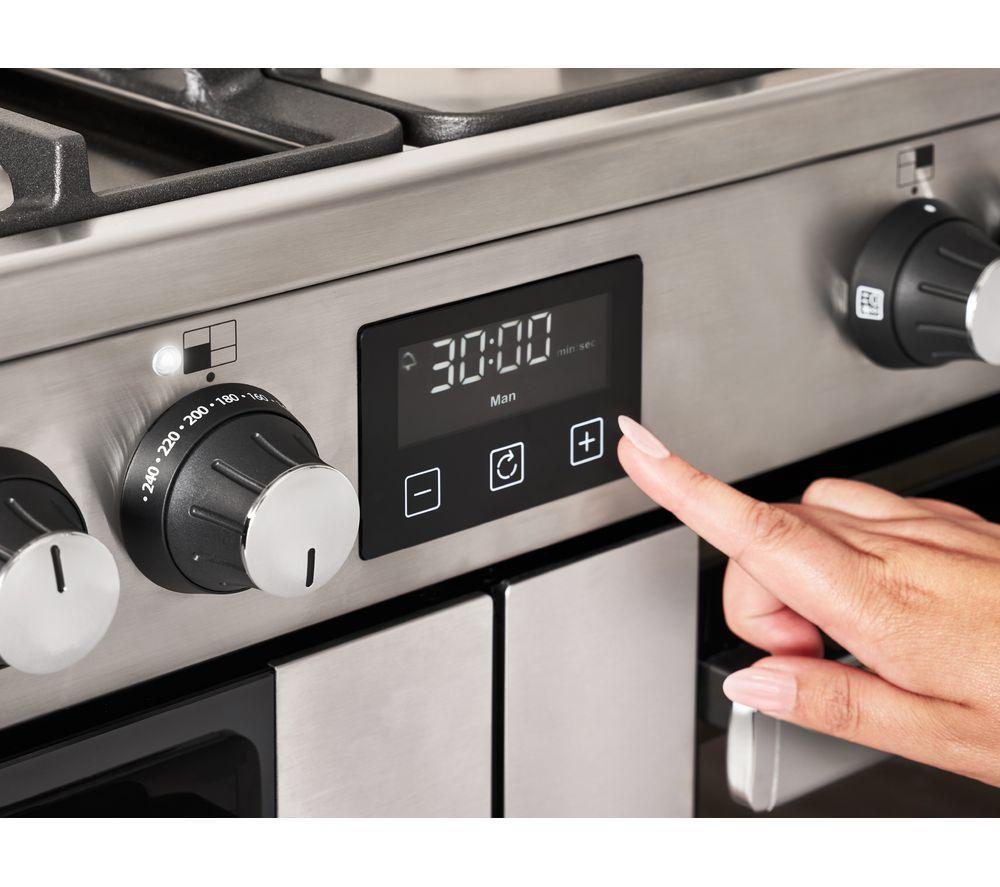 BELLING Cookcentre 110E Electric Ceramic Range Cooker - Stainless Steel & Chrome