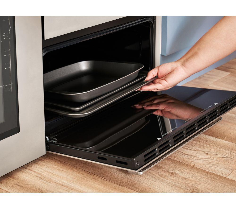 BELLING Cookcentre 110E Electric Ceramic Range Cooker - Stainless Steel & Chrome