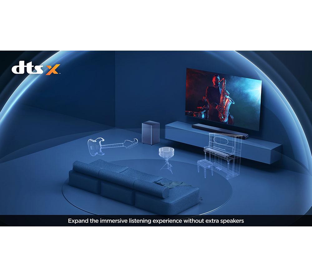 TCL S55HK 2.1 Wireless Compact Sound Bar with Dolby Atmos & DTS Virtual:X - Dark Titanium