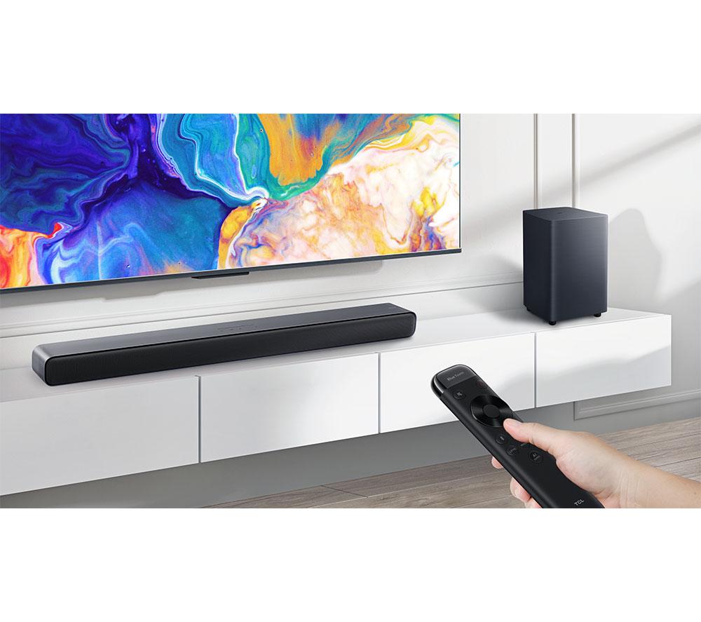TCL S55HK 2.1 Wireless Compact Sound Bar with Dolby Atmos & DTS Virtual:X - Dark Titanium