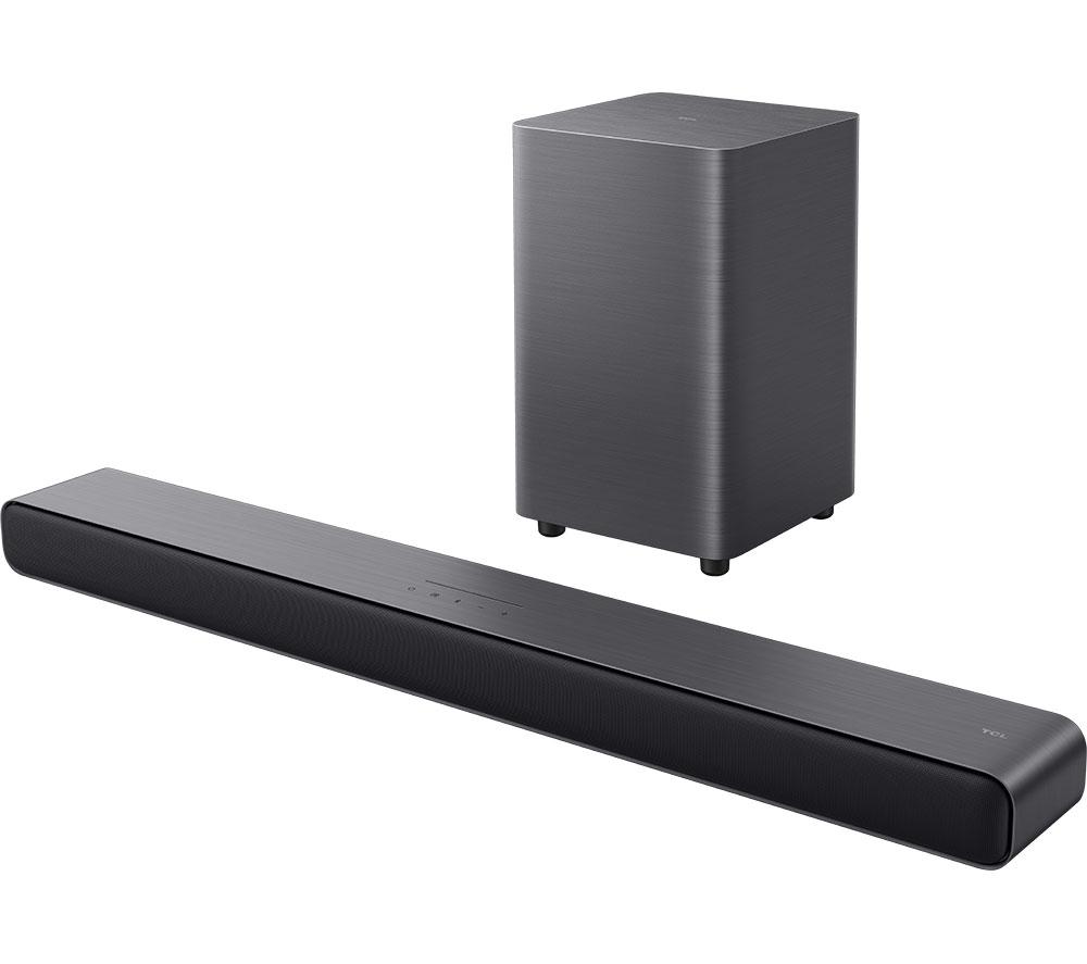 TCL S55HK 2.1 Wireless Compact Sound Bar with Dolby Atmos & DTS Virtual:X - Dark Titanium