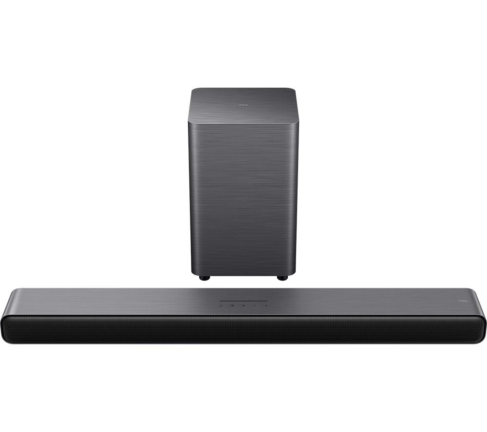 TCL S55HK 2.1 Wireless Compact Sound Bar with Dolby Atmos & DTS Virtual:X - Dark Titanium