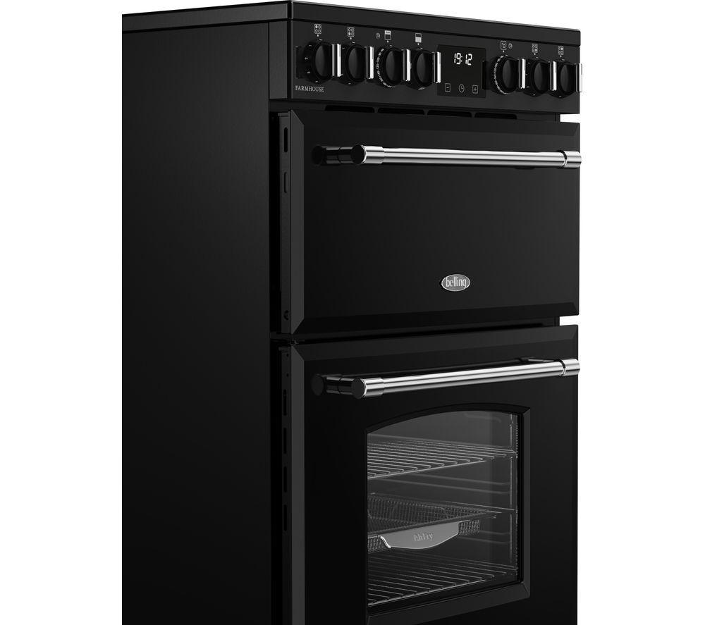 Cocina eléctrica de vitrocerámica BELLING Farmhouse 60E - Negro y cromo