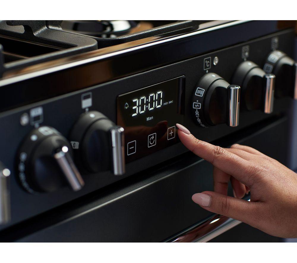 Cocina eléctrica de vitrocerámica BELLING Farmhouse 60E - Negro y cromo