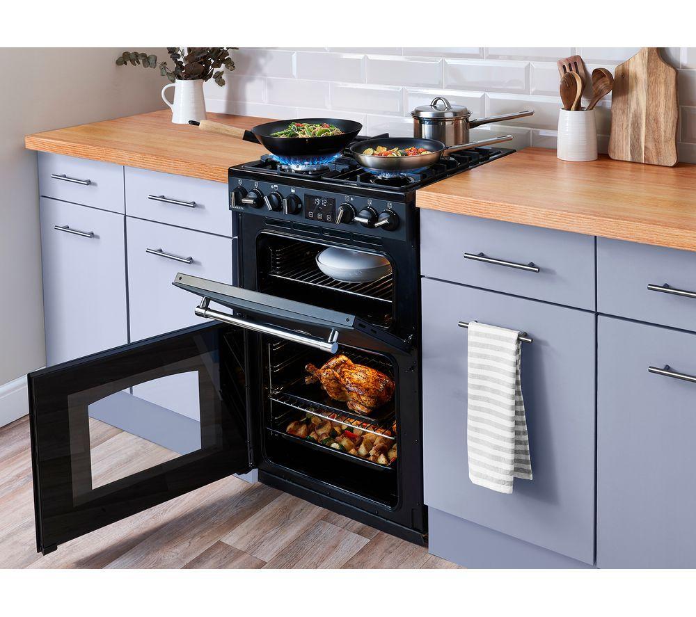 Cocina eléctrica de vitrocerámica BELLING Farmhouse 60E - Negro y cromo